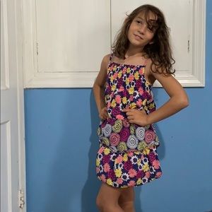 Adorable three tier girls sundress